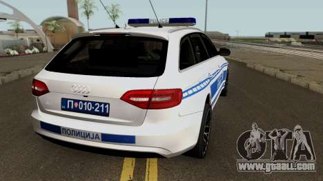 Audi A4 Avant Serbian Police for GTA San Andreas
