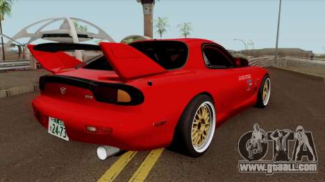 Mazda RX-7 FD3s Touge Warrior Red Brother for GTA San Andreas