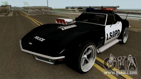 Chevrolet Corvette C3 Stingray Police LSPD for GTA San Andreas