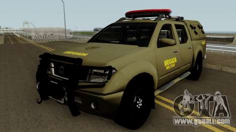 Nissan Frontier Brazilian Police (Verde) for GTA San Andreas
