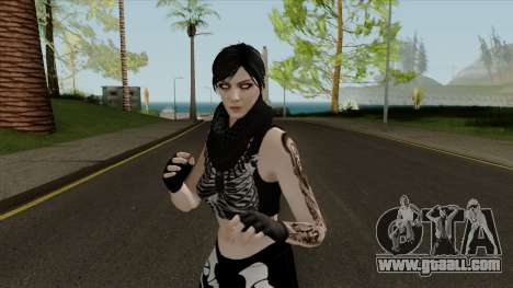 Female GTA Online Halloween Skin 2 for GTA San Andreas
