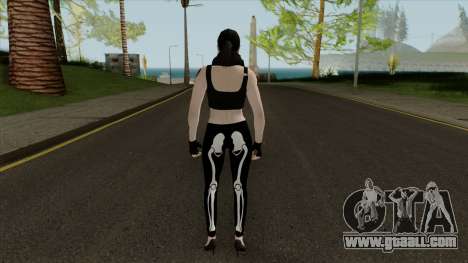 Female GTA Online Halloween Skin 2 for GTA San Andreas