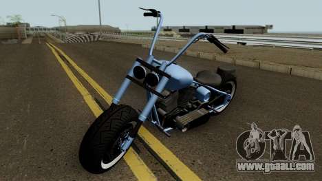 Western Motorcycle Zombie Chopper Con Pain GTA V for GTA San Andreas