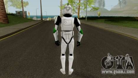 Clone Trooper Green (Star Wars The Clone Wars) for GTA San Andreas
