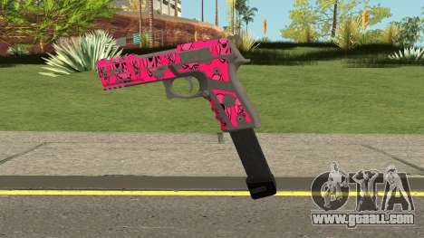 GTA Online Gunrunning Pistol MK.II Pink Skull for GTA San Andreas
