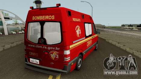 Mercedes-Benz Sprinter Ambulance (CBMRS) for GTA San Andreas