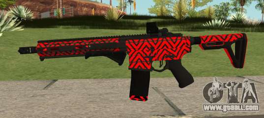 New Assault Rifle (Red) for GTA San Andreas