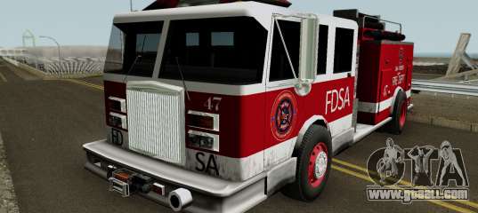 Firetruck Remastered for GTA San Andreas