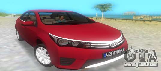2014 Toyota Corolla for GTA Vice City