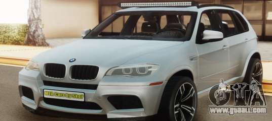 BMW X5M E70 White for GTA San Andreas