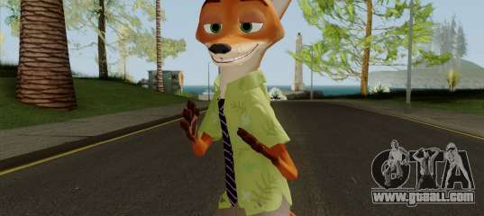 Zootopia Nick Wilde New Skin for GTA San Andreas