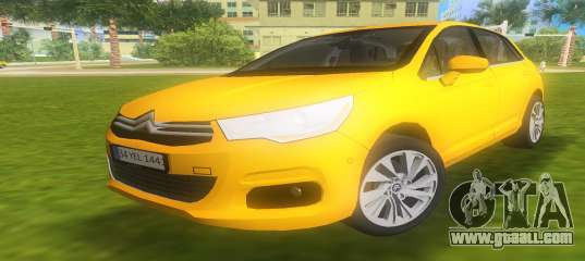 Citroen C4 2012 for GTA Vice City