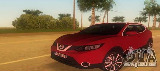 2016 Nissan Qashqai for GTA Vice City