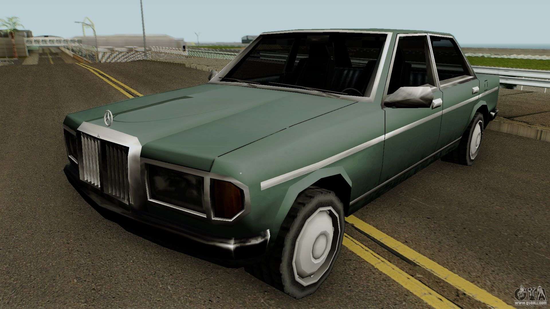 Admiral Mercedes Benz 280e Style Low Poly For Gta San Andreas
