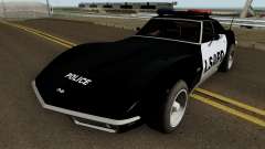 Chevrolet Corvette C3 Stingray Police LSPD for GTA San Andreas