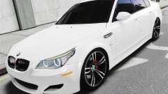 BMW M5 E60 White Stock for GTA 4