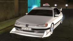 Peugeot 406 Taxi Marselle v2.5 for GTA San Andreas