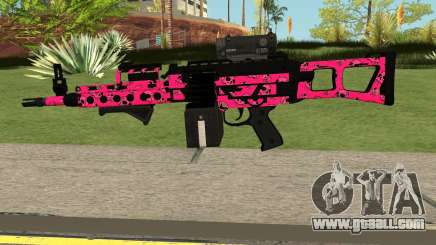 Gunrunning Combat MG MK.II GTA 5 Pink Skull for GTA San Andreas