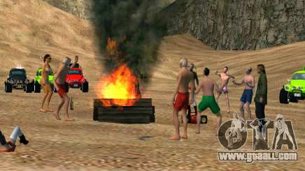 Beach party for GTA San Andreas