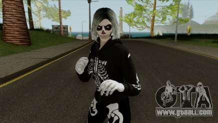 Female GTA Online Halloween Skin 1 for GTA San Andreas