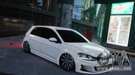 Volkswagen Golf White for GTA 4