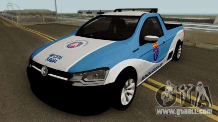 Volkswagen Saveiro G7 ROBUST PMBA Ronda Escolar for GTA San Andreas