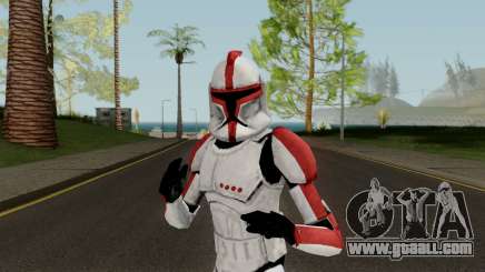 Clone Trooper Red (Star Wars The Clone Wars) for GTA San Andreas