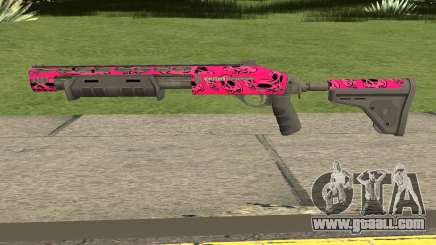 Rifle GTA V Online Pink Skull Livery for GTA San Andreas