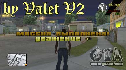 Fonts by Valet V2 for GTA San Andreas