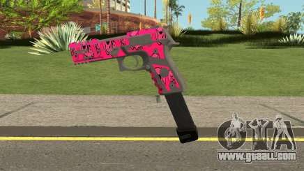GTA Online Gunrunning Pistol MK.II Pink Skull for GTA San Andreas