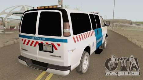 Chevrolet Express Hungarian Police Rendorseg for GTA San Andreas
