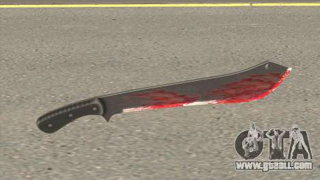GTA Online Bloody Machete for GTA San Andreas