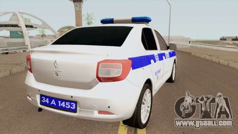 Turkish Police Car Renault Logan for GTA San Andreas
