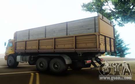 KamAZ 43118 Flatbed trailer for GTA San Andreas
