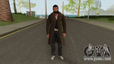 Edward Pierce from Call of Cthulhu With Coat for GTA San Andreas