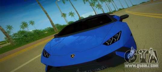 Lamborghini Huracan Performante Spyder for GTA Vice City