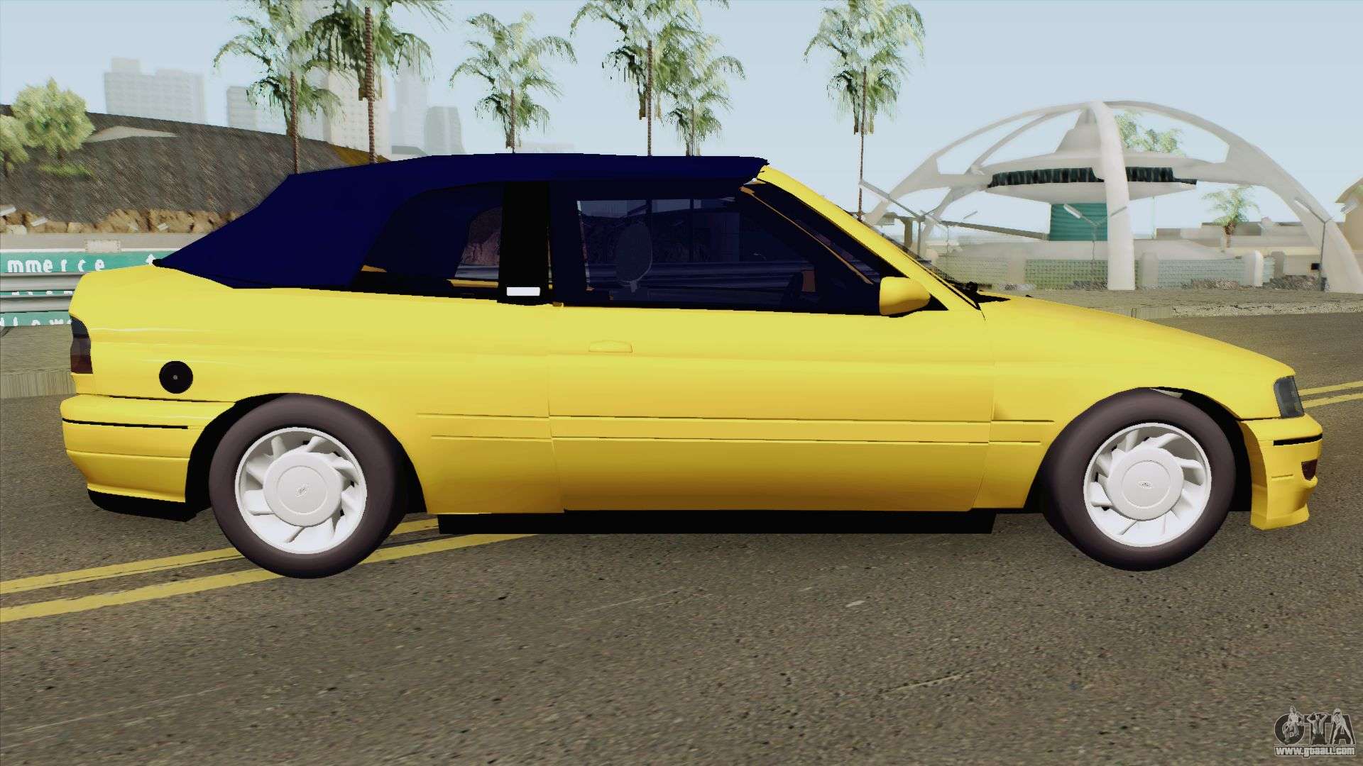 Download Ford Escort XR3 1992 Cabriolet for GTA San Andreas