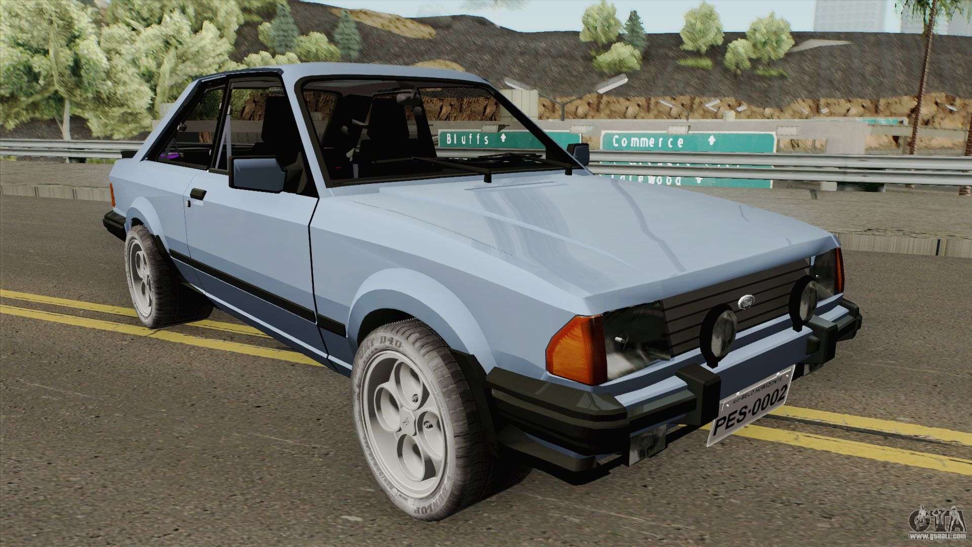 Download Ford Escort XR3 1992 Cabriolet for GTA San Andreas