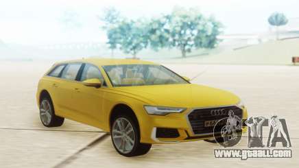 Audi A6 2019 Yellow for GTA San Andreas