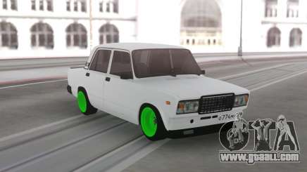 2107 Green wheels for GTA San Andreas