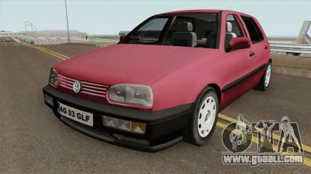 Volkswagen Golf 3 1994 Arges Number Plate for GTA San Andreas