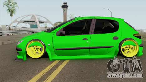 Peugeot 206 Two Face for GTA San Andreas