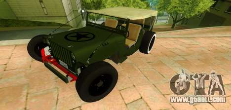 Jeep Willys Flatfender Loose Nuts for GTA San Andreas