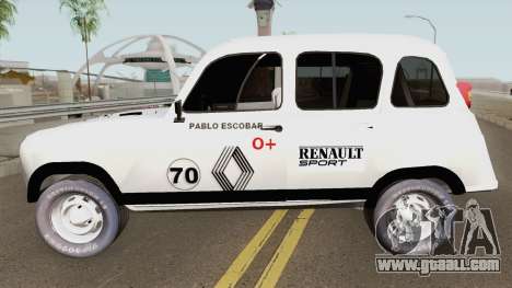 Renault 4 Rally of Pablo Escobar Series for GTA San Andreas