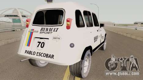Renault 4 Rally of Pablo Escobar Series for GTA San Andreas