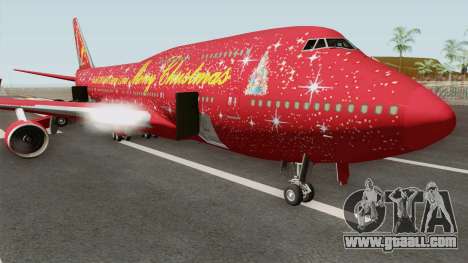 Boeing 747-400 Christmas for GTA San Andreas