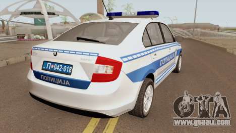 Skoda Rapid Policija for GTA San Andreas