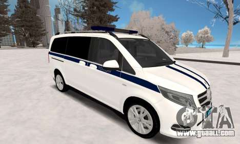 Mercedes Benz Vito Police for GTA San Andreas