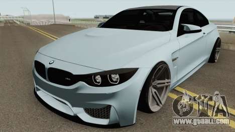 BMW M4 2014 SlowDesign (Black Wheels) for GTA San Andreas
