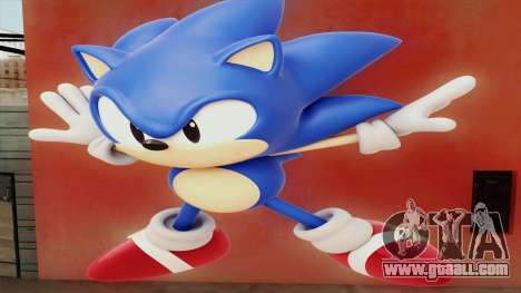 Sonic Wall Mod for GTA San Andreas